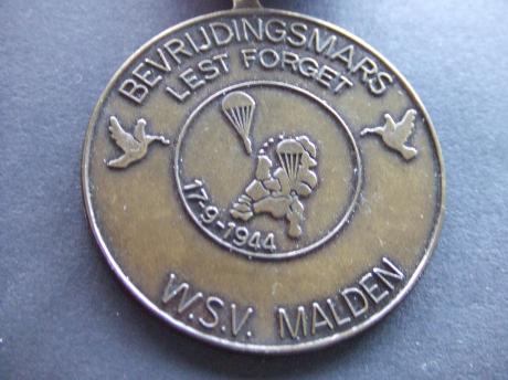 Wandelsportvereniging Malden bevrijdingsmars Lest Forget 17-09-1944